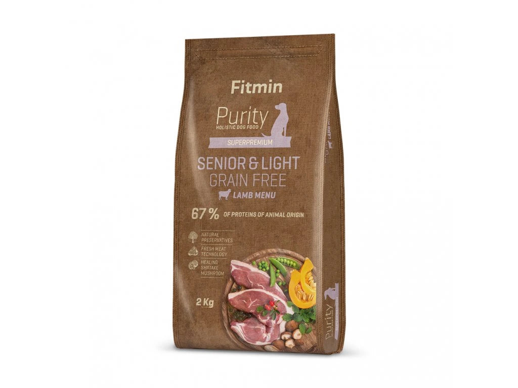 Fitmin Purity GF Senior & Light Lamb krmivo pre psov 2 kg