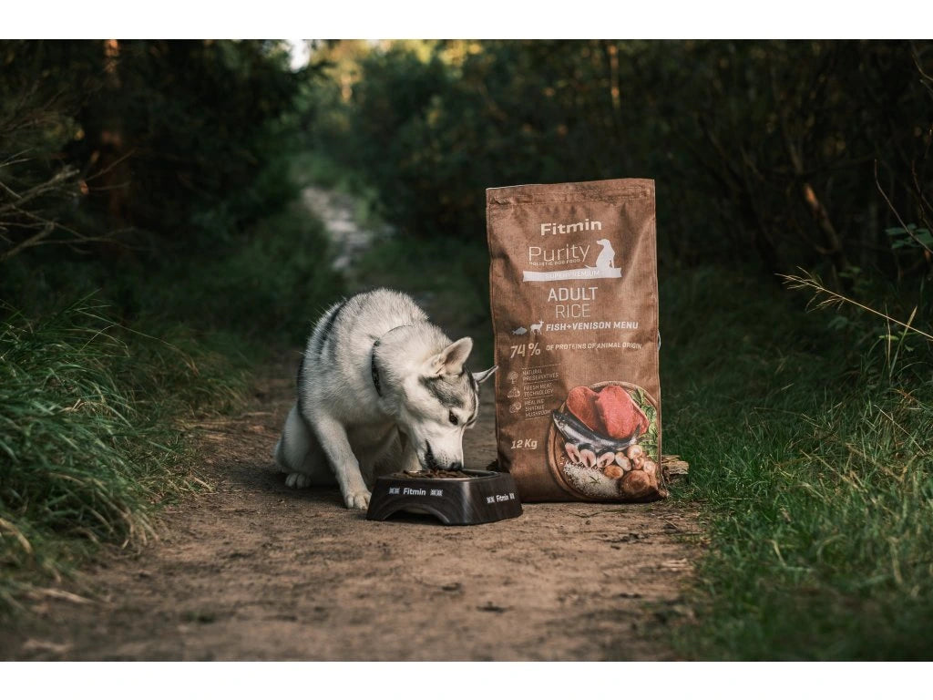 Fitmin Purity Rice Fish & Venison krmivo pre psov 12 kg