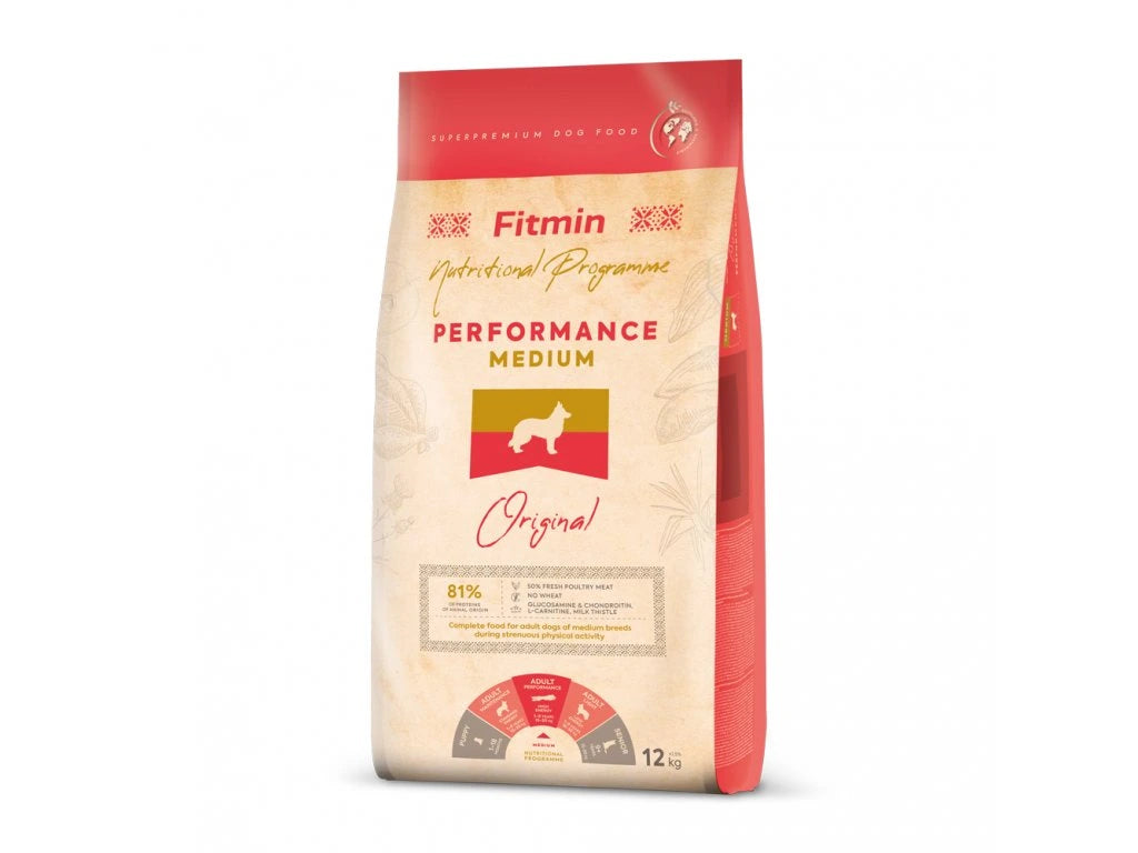 Fitmin Medium Performance krmivo pre psov 12 kg
