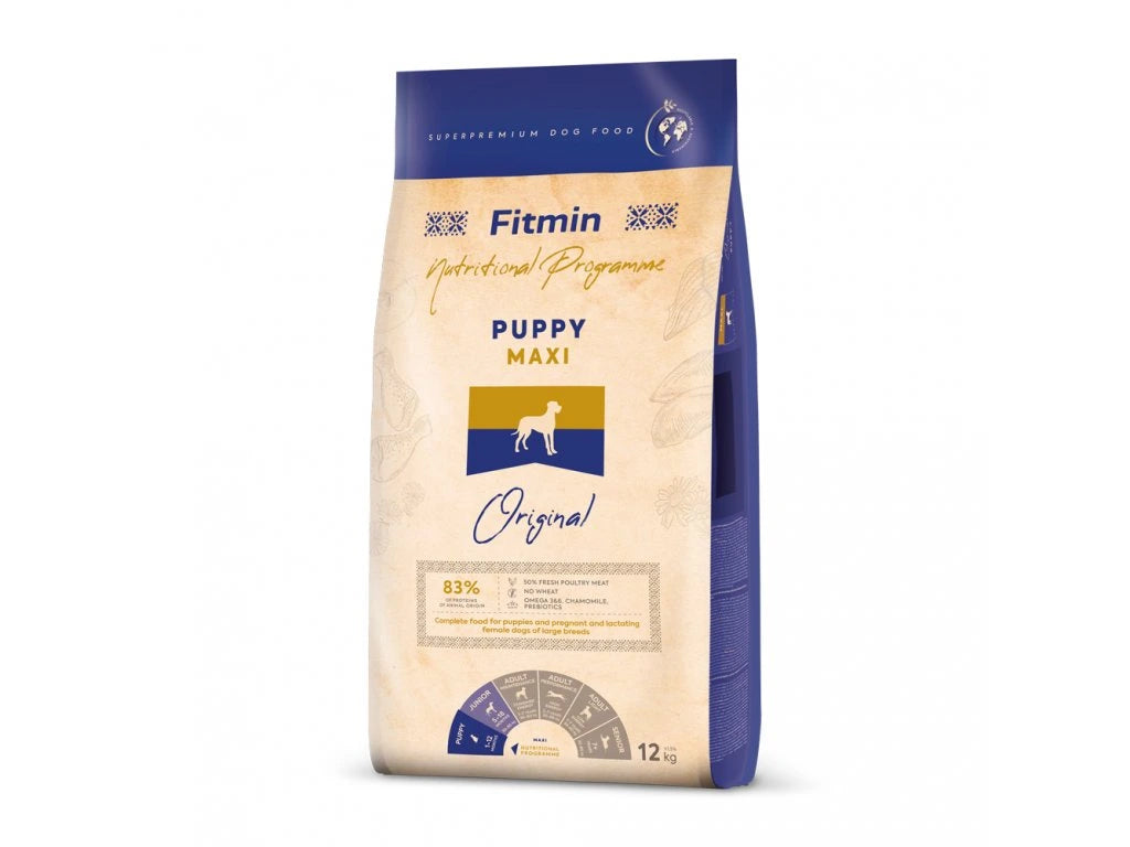 Fitmin Maxi Puppy krmivo pre šteňatá 12 kg