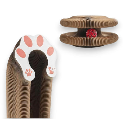 Colorful cat toy designed to entertain playful felines