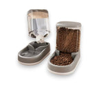 Automatic pet water and food dispenser for granules